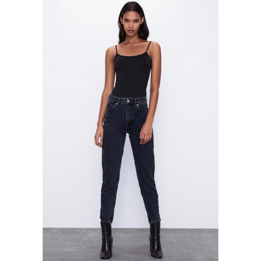 Zara Classic Mom Ankle Fit Jeans